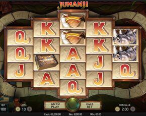 Jumanji NetEnt slot