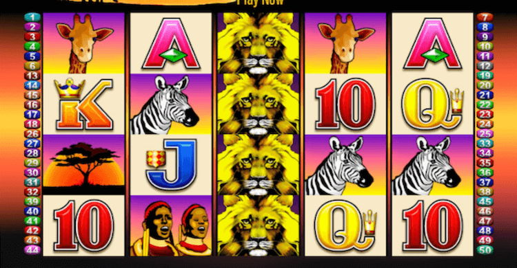 50 lions aristocrat slot