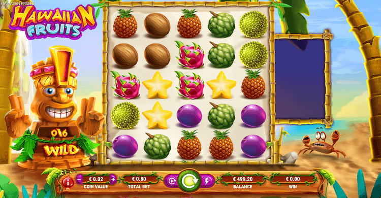 Hawaiian fruits gameart