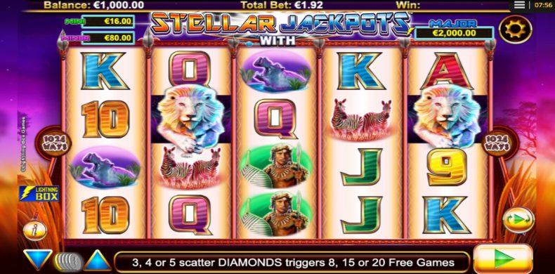 Stellar Jackpots with Silver Lion