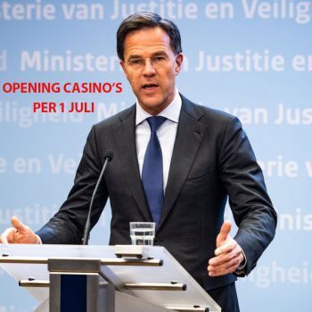 Rutte: casino's in Nederland mogen vanaf 1 juli weer open