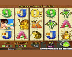 Queen of the Nile online slot