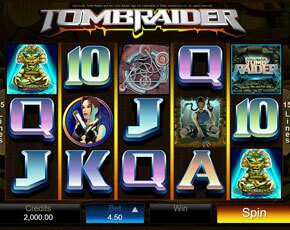 Tomb Raider online videoslot