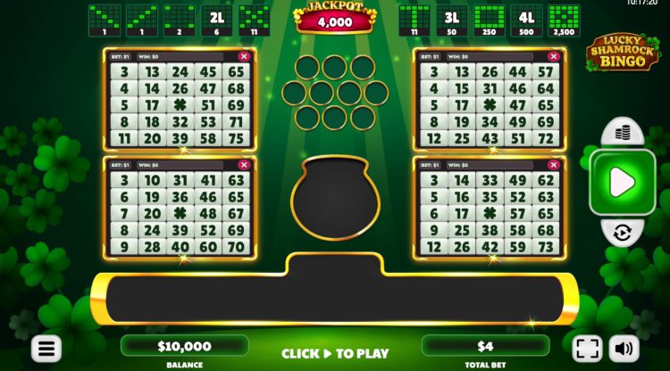 Lucky Shamrock Bingo - Platipus 