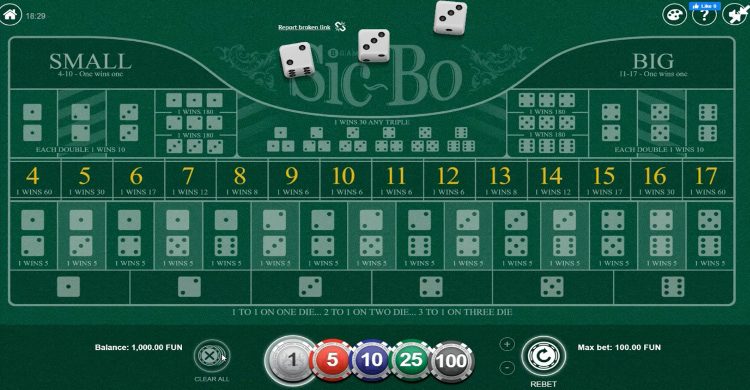 Sic Bo SA Gaming