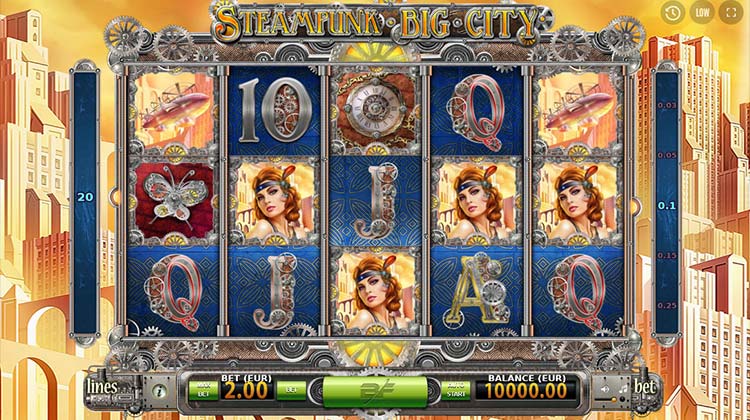 Steampunk Big City Online Gokkast