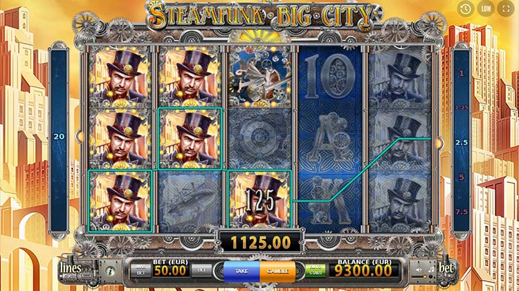 Steampunk Big City Online Gokkast