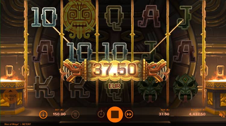 Rise of Maya online slot Netent