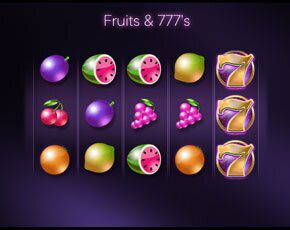 Fruit & 777's online slot
