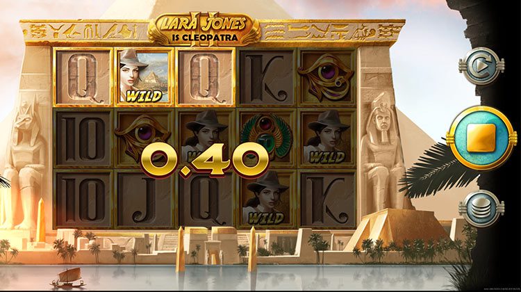 lara jones is cleopatra online gokkast