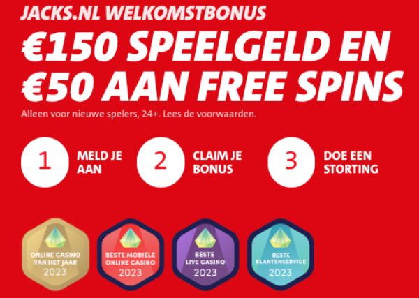 Jacks casino welkomstbonus