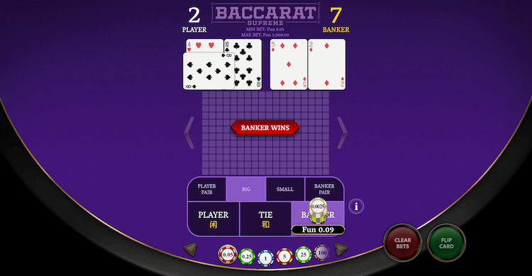 OneTouch Baccarat supreme