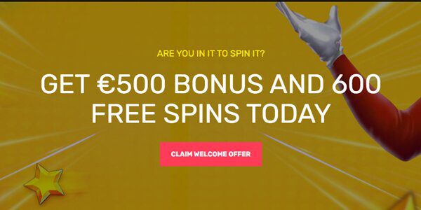 Justspin welkomstbonus