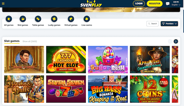 Svenplay casino spellen