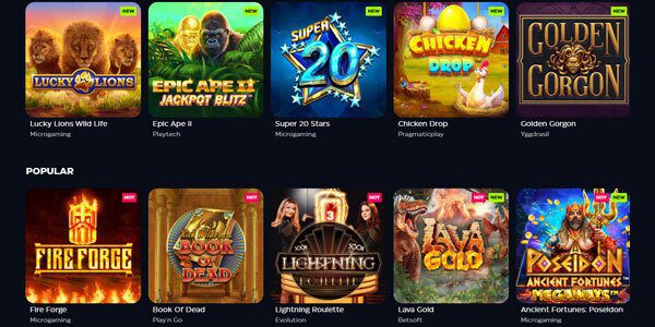 Gioo Casino spelaanbod