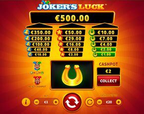 Jokers Luck videoslot