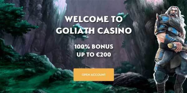 Goliath Welkomstbonus