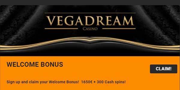VegaDream bonus