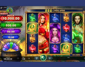Sisters of Oz jackpots videoslot