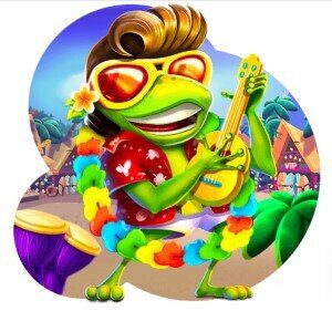 Aloha King Elvis Logo