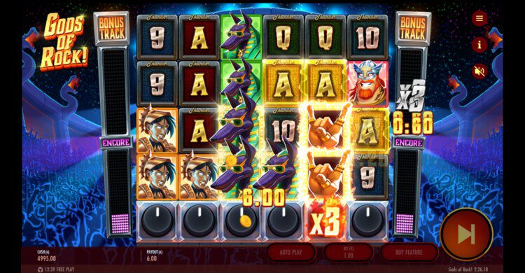 Gods of Rock! Reborn online gokkast bonussen