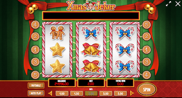 Xmas Joker Kerst slot