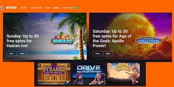 Betano Casino promoties