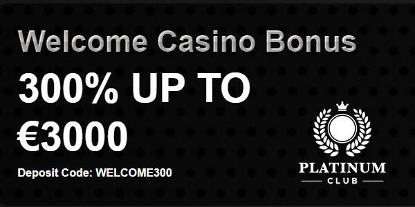 Platinum Club VIP Casino welkomstbonus