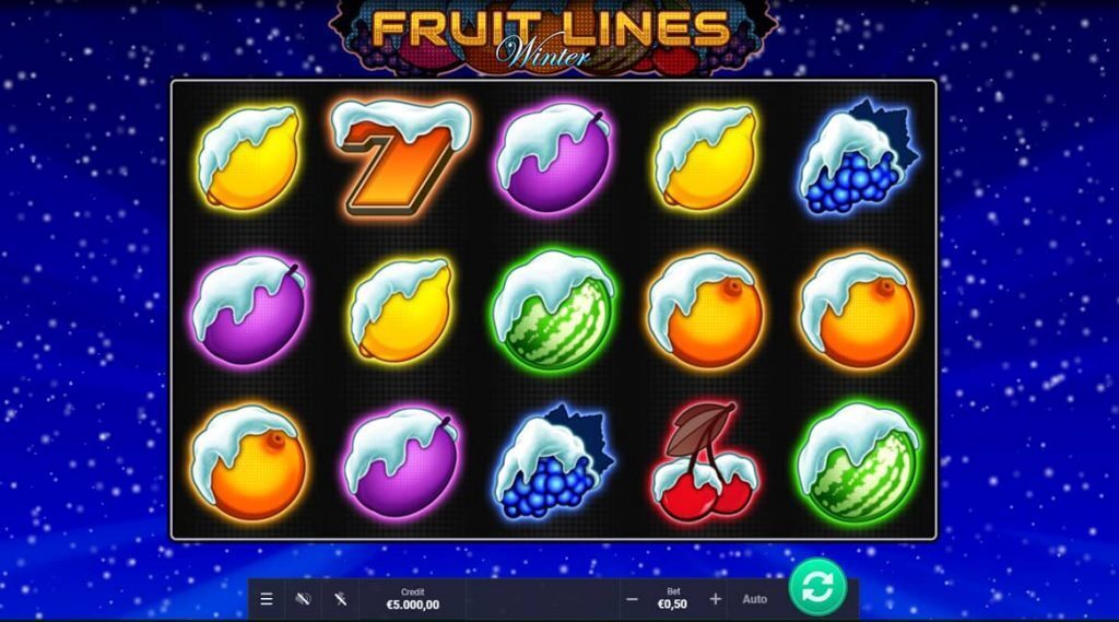 Fruit Lines Winter fruitautomaat