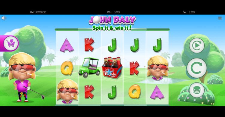 John Daly Spin It and WIn It! gokkast review