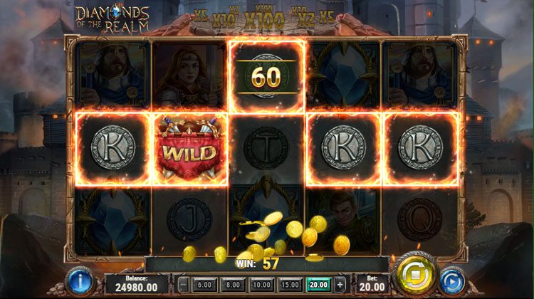 Diamonds of the realm voor echt geld spelen