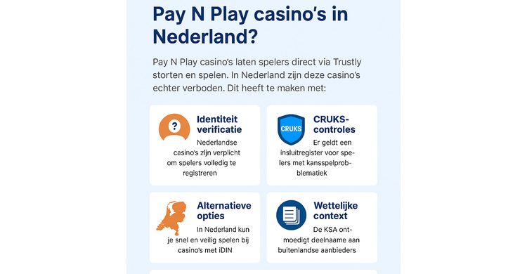 Pay N Play Casino's in NL