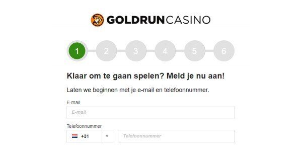 goldrun casino registratie