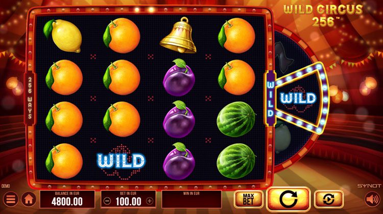Wild Circus 256 voor echt geld spelen