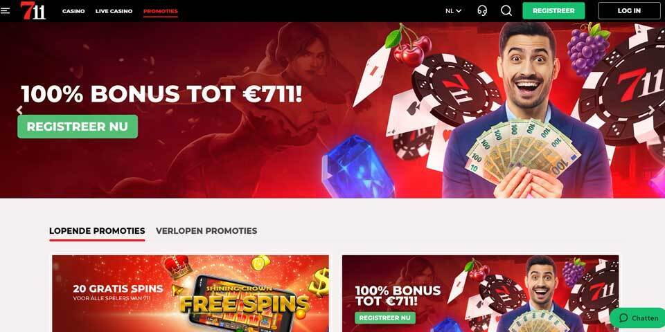 711 Casino welkomstbonus