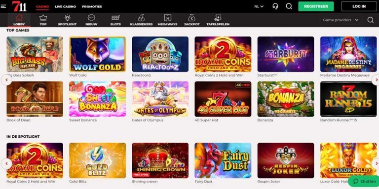 711 casino review | 2 welkomstbonussen van € 250 en € 711