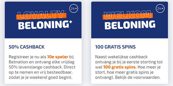 Betnation welkomstbonus