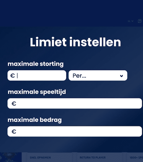 betnation limieten instellen