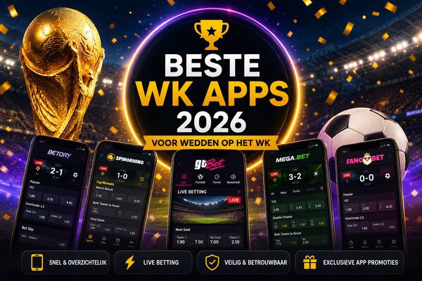 Beste WK apps voor wedden op WK