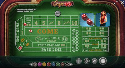Rol de dobbelstenen bij online casino craps