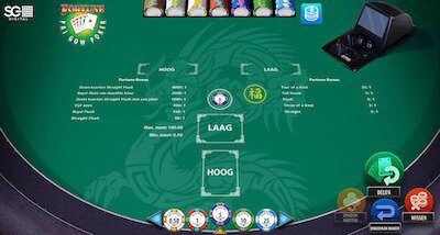 Pai Gow poker kies je inzet