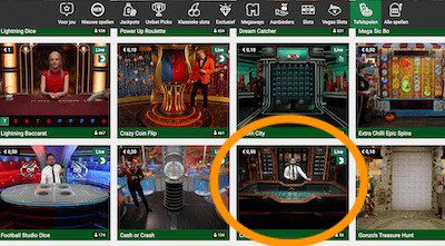 Craps online spelen bij Nederlandse online casino's