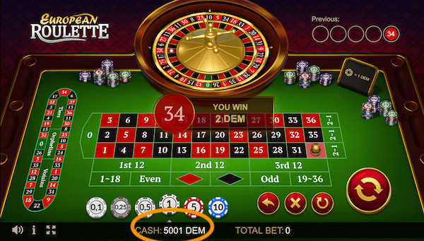 Uitbetaling online roulette