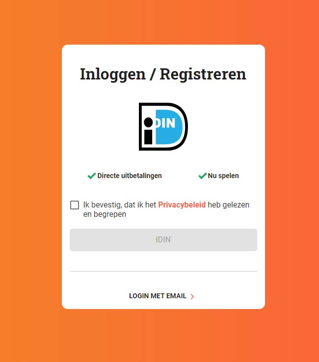 LeoVegas  registratie