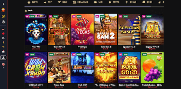 Betsomnia casino spellen