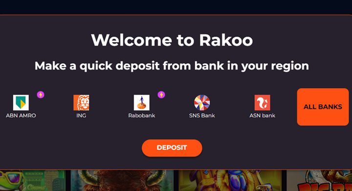 Rakoo Casino betalingsmethodes