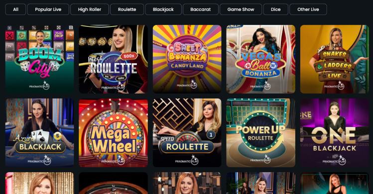 Betspino live casino