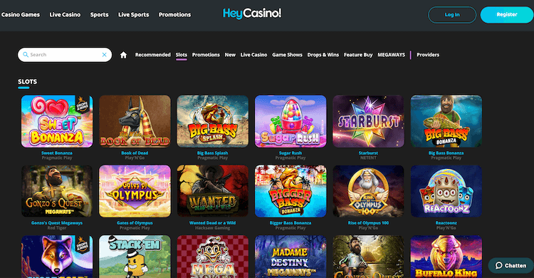 HeyCasino casino spellen