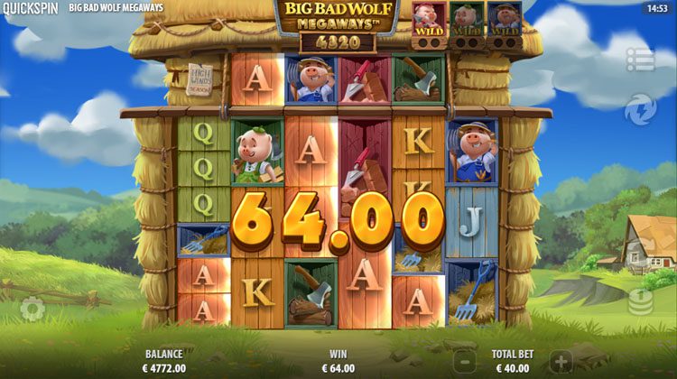 Big Bad Wolf megaways voor echt geld spelen