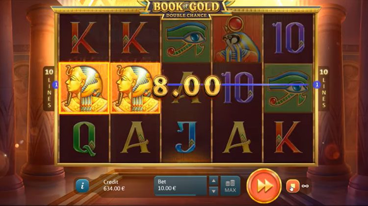 Book of Gold Double Chance online gokkast Playson
